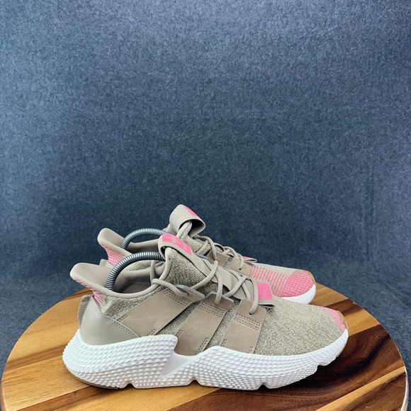 adidas Other - Adidas Men's Prophere Running Shoes CQ2128 Trace Khaki/Pink/White Size 9